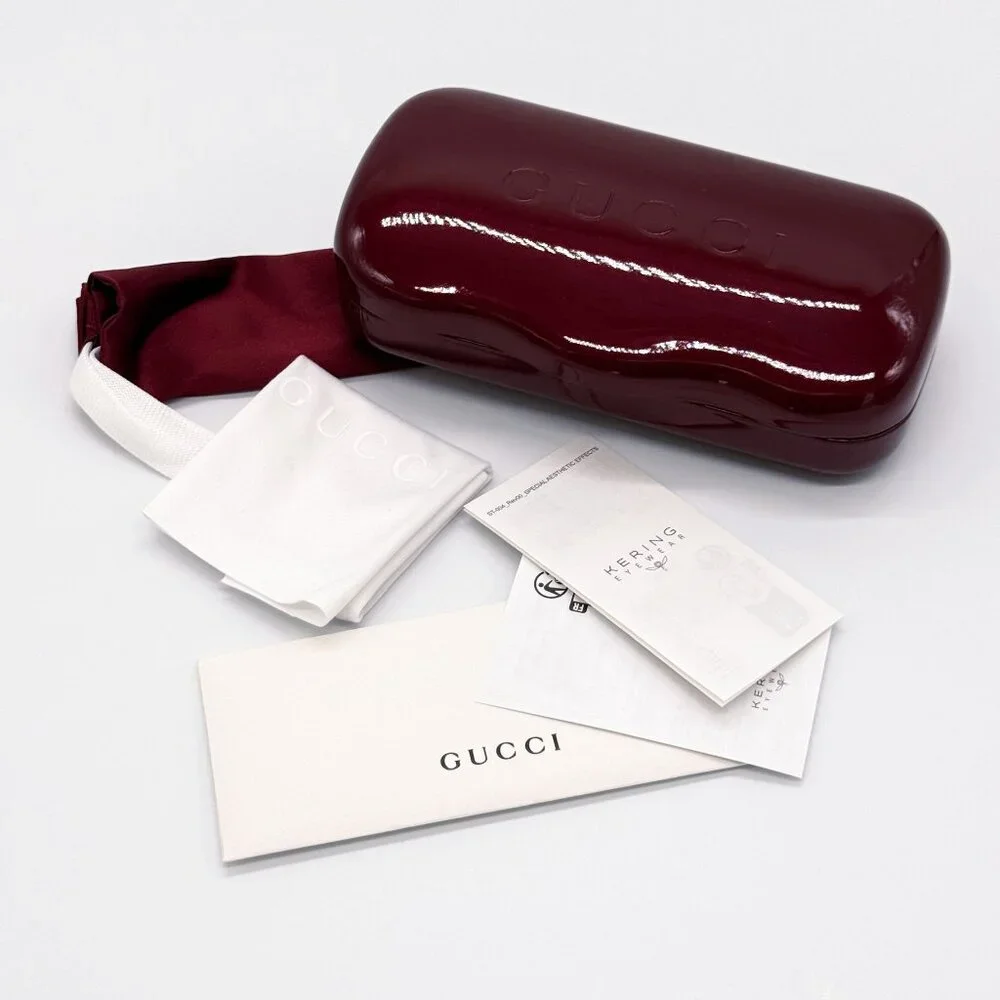 NEW GUCCI SUNGLASSES HAVANA BROWN WOMEN CAT EYE EYEWEAR GUCCI GG1951S 002 - Picture 11 of 11